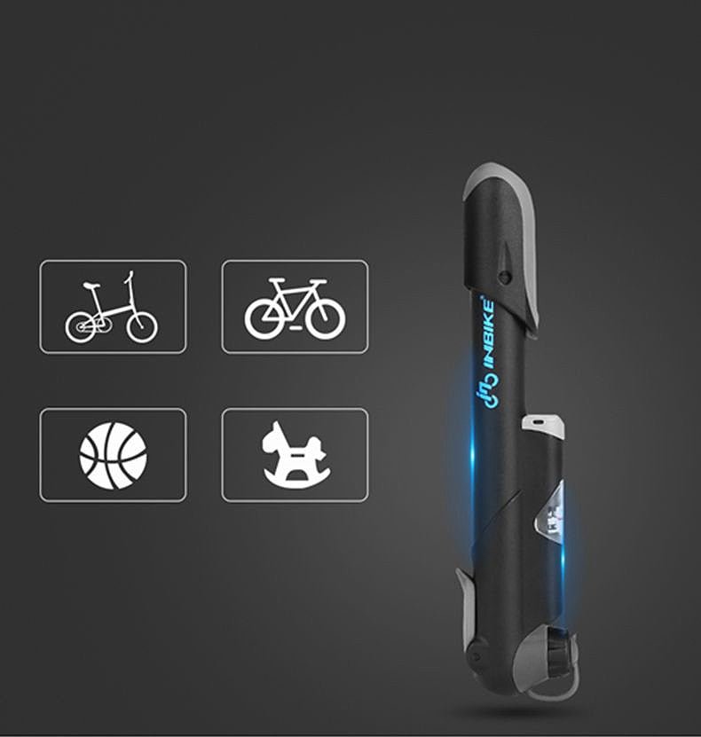 INBIKE Portable Mini Hand Pump Bicycle Cycling Air Pump image 2