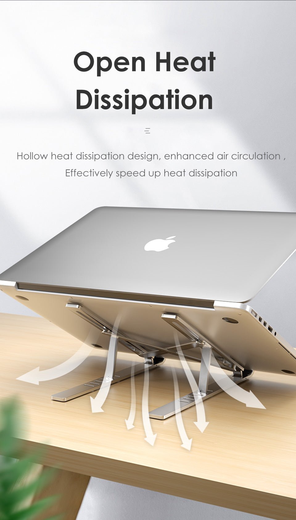 LINGCHEN Foldable Laptop Stand for MacBook Pro and Notebook image 10