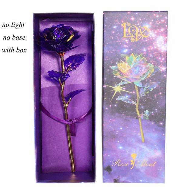 24K Foil Plated Golden Rose image 17