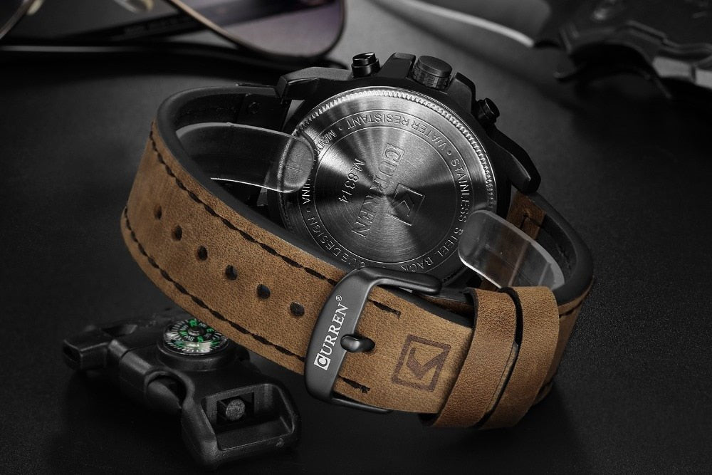 Mens Luxury Water Resistant Chronograph Sports Watch image 8