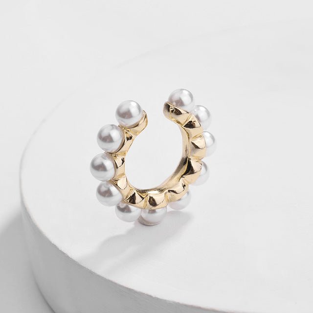 Bohemian Imitation Trendy Small Clip No-Piercing Earrings Cuff For Women and Girls - 1pcs Style 1 image