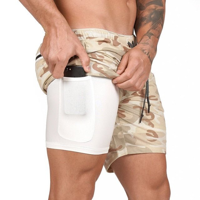 Mens 2 in 1 Running Jogging and Leisure Shorts image 21