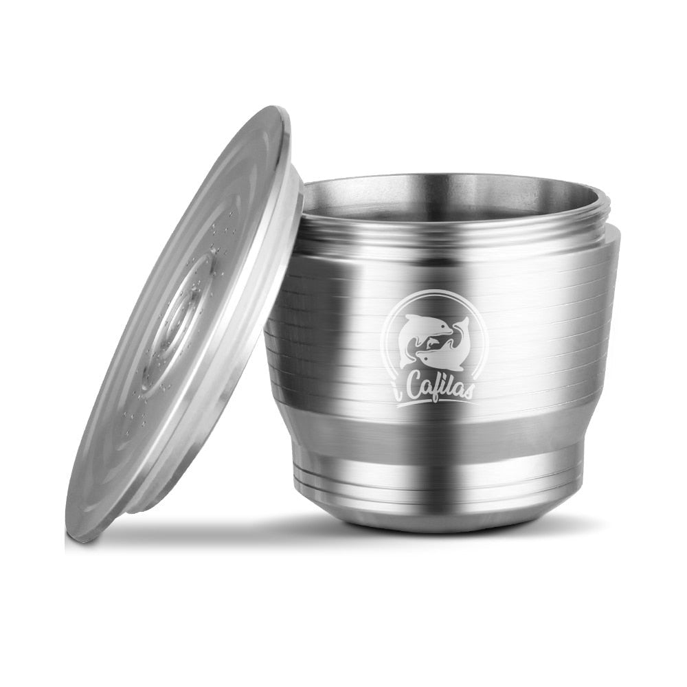 iCafilas Nespresso Reusable Refillable Capsule Pods Compatible With Nespresso Inissia capsula image 14