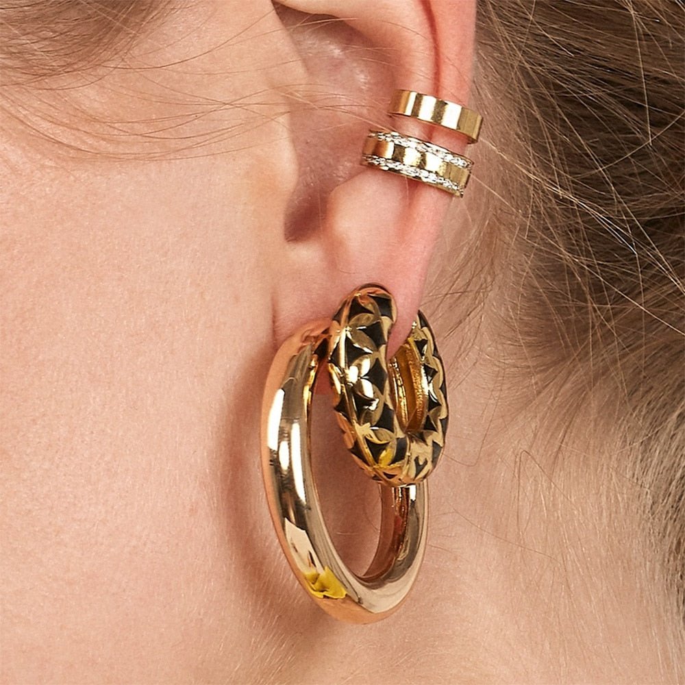 Bohemian Imitation Trendy Small Clip No-Piercing Earrings Cuff For Women and Girls image 28