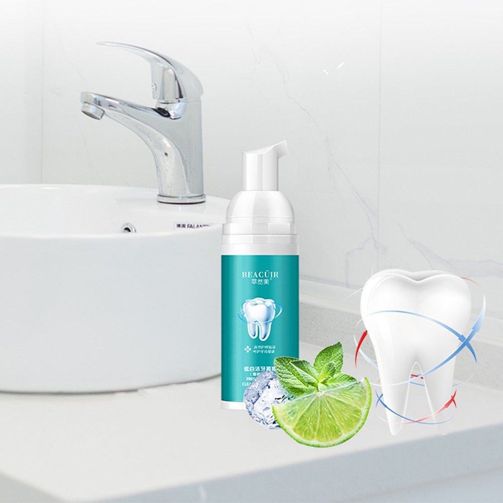 BEACUIR Tooth Whitening Cleaning Mousse – Fresh Breath & Bright Teeth Toothpaste image 13