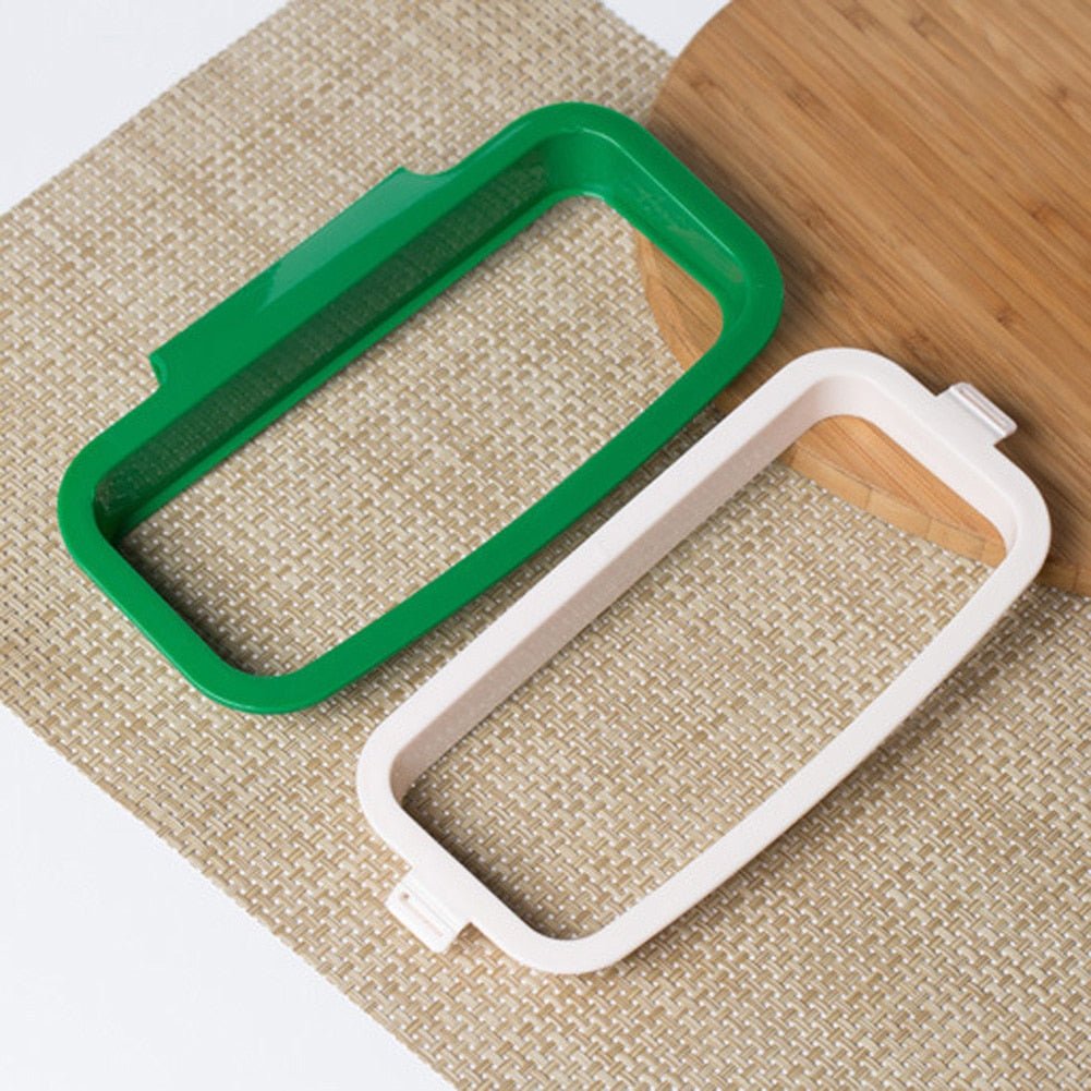 Portable Hanging Plastic Garbage Kitchen Trash Bag Rack image 6