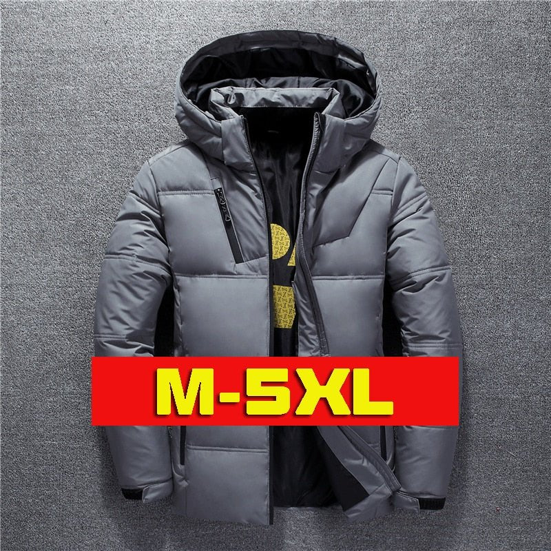 New Winter Jacket | Men High Quality Casual Coat | Hood Thick Warm Waterproof Jacket | Male Winter Parkas Outerwear image 3