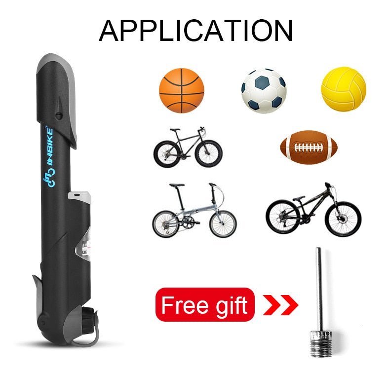 INBIKE Portable Mini Hand Pump Bicycle Cycling Air Pump image 6