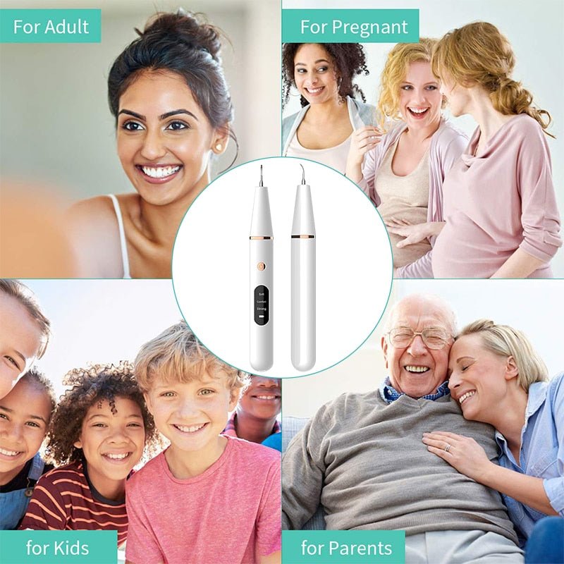 Portable Electric Sonic Dental Calculus Scaler Oral Teeth Tartar Remover Plaque Stains Teeth Whitening with LED image 10