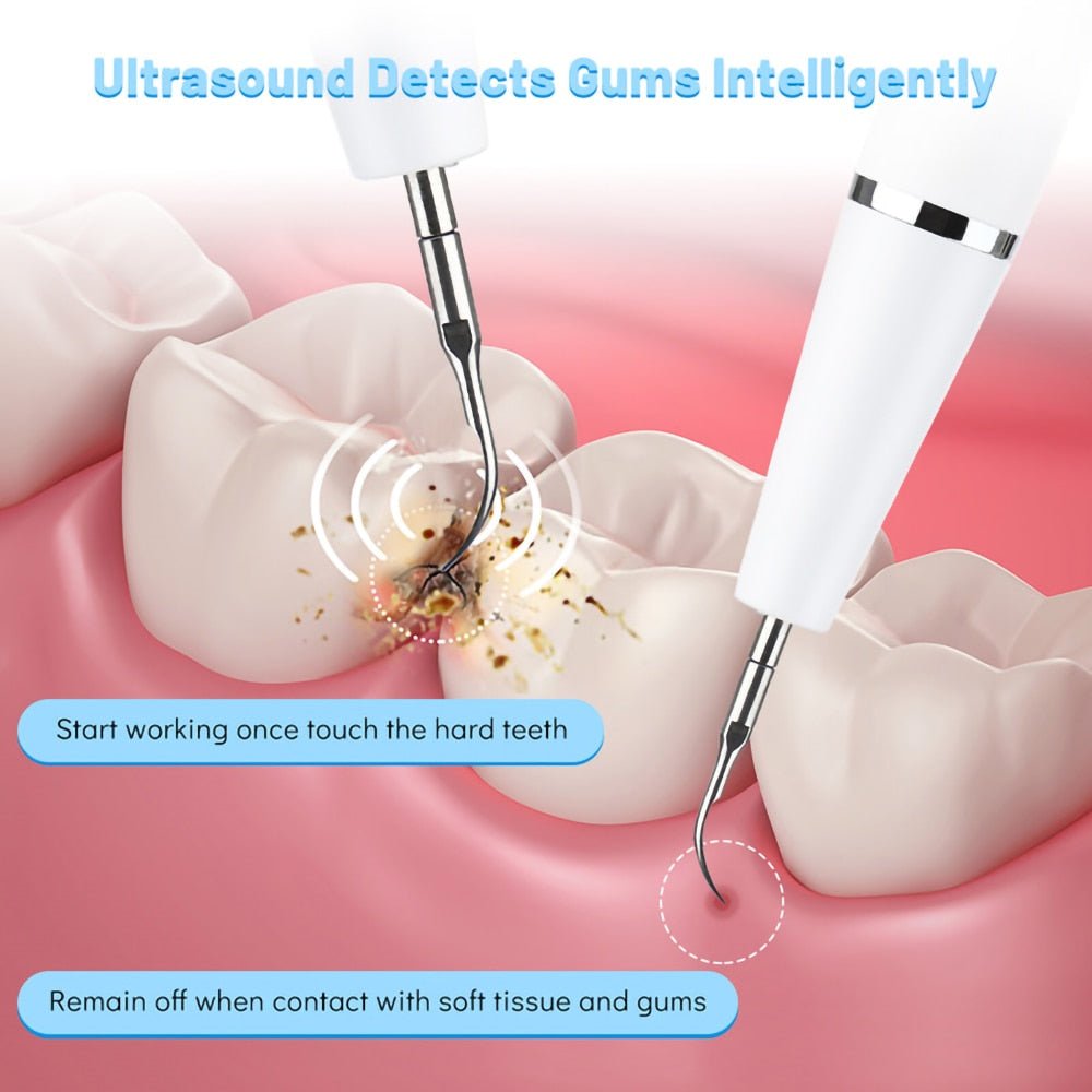 Portable Electric Sonic Dental Calculus Scaler Oral Teeth Tartar Remover Plaque Stains Teeth Whitening with LED image 9
