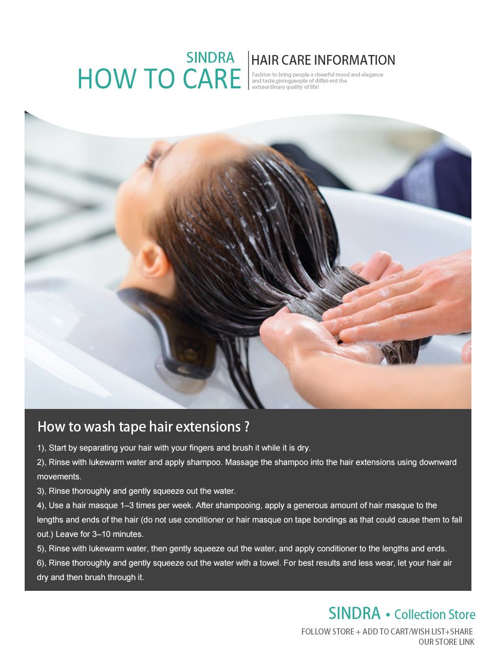 SINDRA 100% Seamless Tape-In Real Human Hair Extensions image 8