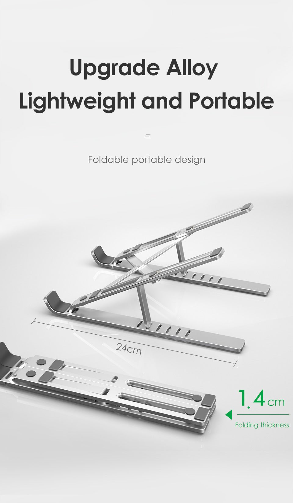 LINGCHEN Foldable Laptop Stand for MacBook Pro and Notebook image 2