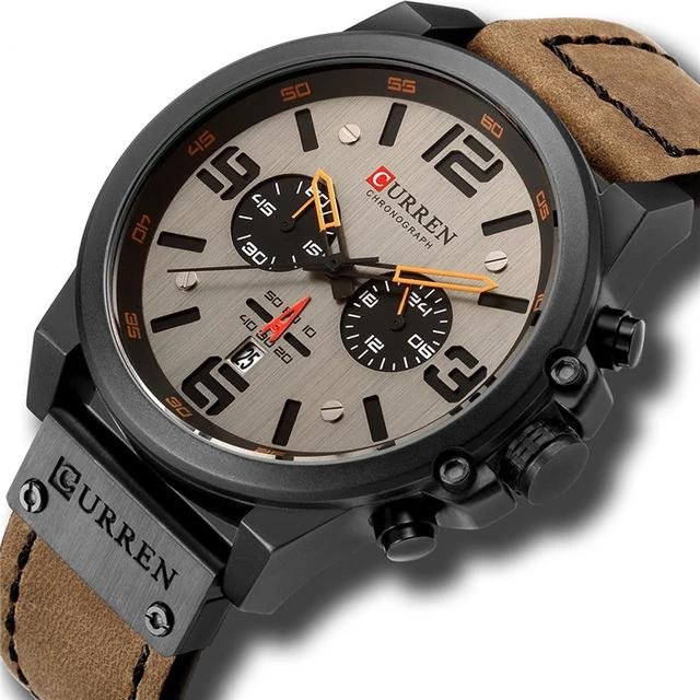 Mens Luxury Water Resistant Chronograph Sports Watch image 6