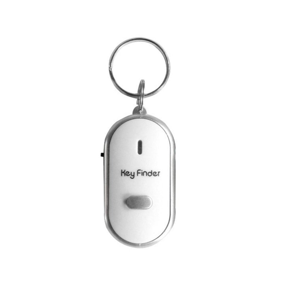 LED Whistle Key Finder Flashing Beeping Sound Control Alarm Anti-Lost Key Locator Finder Tracker with Key Ring image 11