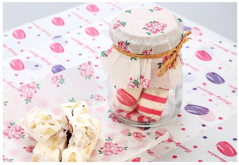 50Pcs/Lot Wax Paper Food Grade Grease Paper Food Wrappers |Wrapping Paper For Bread Sandwich Burger Fries | Oilpaper Baking Tools image 18