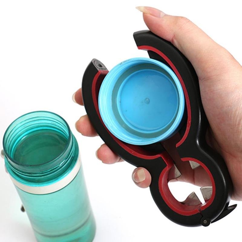 Multifunction Can and Beer Bottle Opener | All in One Jar Gripper Wine Opener Claw image 6