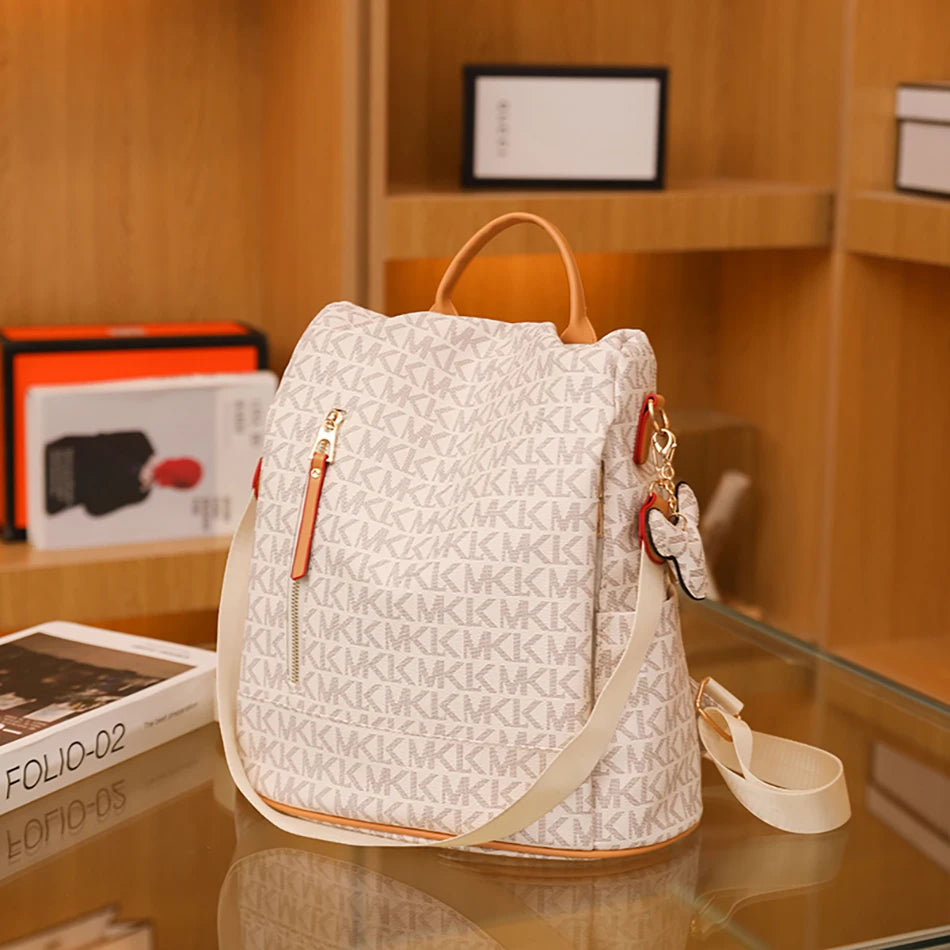 Fashion Backpack For Women PVC Waterproof Shoulder Bag Pack Female Casual Anti-theft Rucksack Shopping Travel Girl School Bags image 29