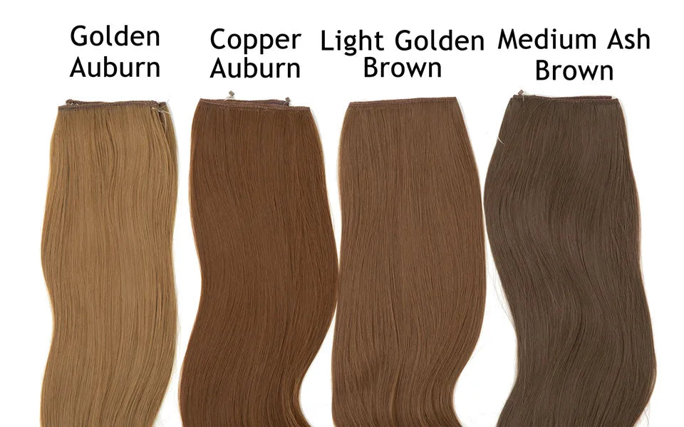 SARLA Halo Invisible Wire Synthetic Hair Extension-No Clip image 11