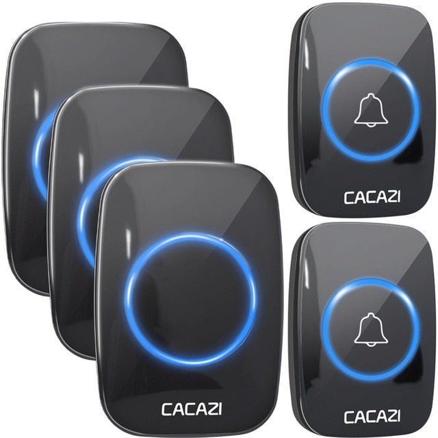 CACAZI Wireless Waterproof Doorbell – 60 Chimes, 110dB Loud, with Remote Control image 12