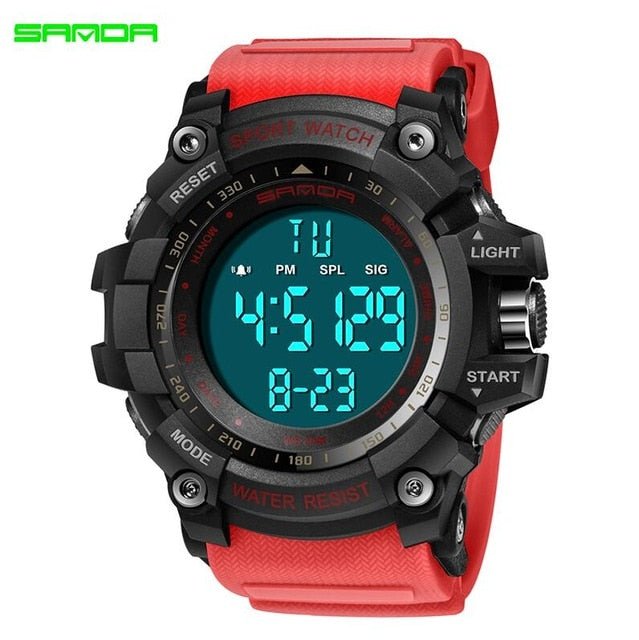 Men's Casual Luxury Brand Military Watch - Red image
