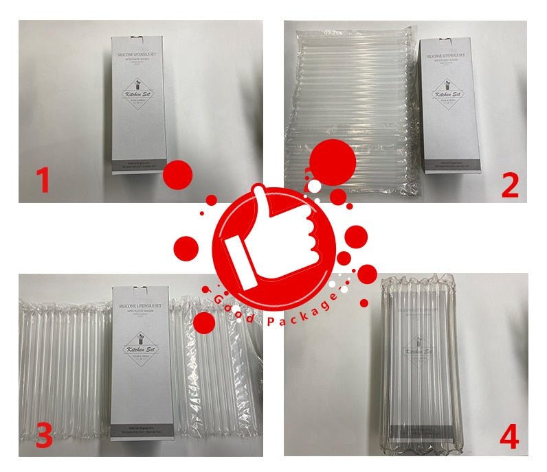 Heat Resistant Non-Stick Silicone Kitchenware Cooking Utensils Set With Storage Box Tools image 6