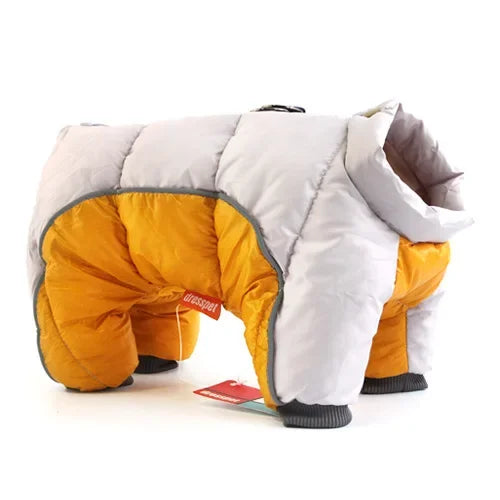 Winter Dog Clothes | Warm Cotton Apparel for Small Dogs - Silver, 6XL 26 image