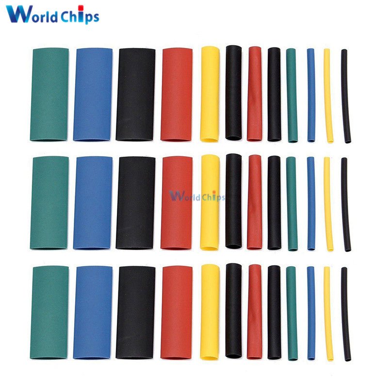 Polyolefin Heat Shrink Tubing Cable Sleeves Wrap | Heat Shrink Tubing Wire Wrap Cable Sleeve Assortment Electric Insulation Tube image 4