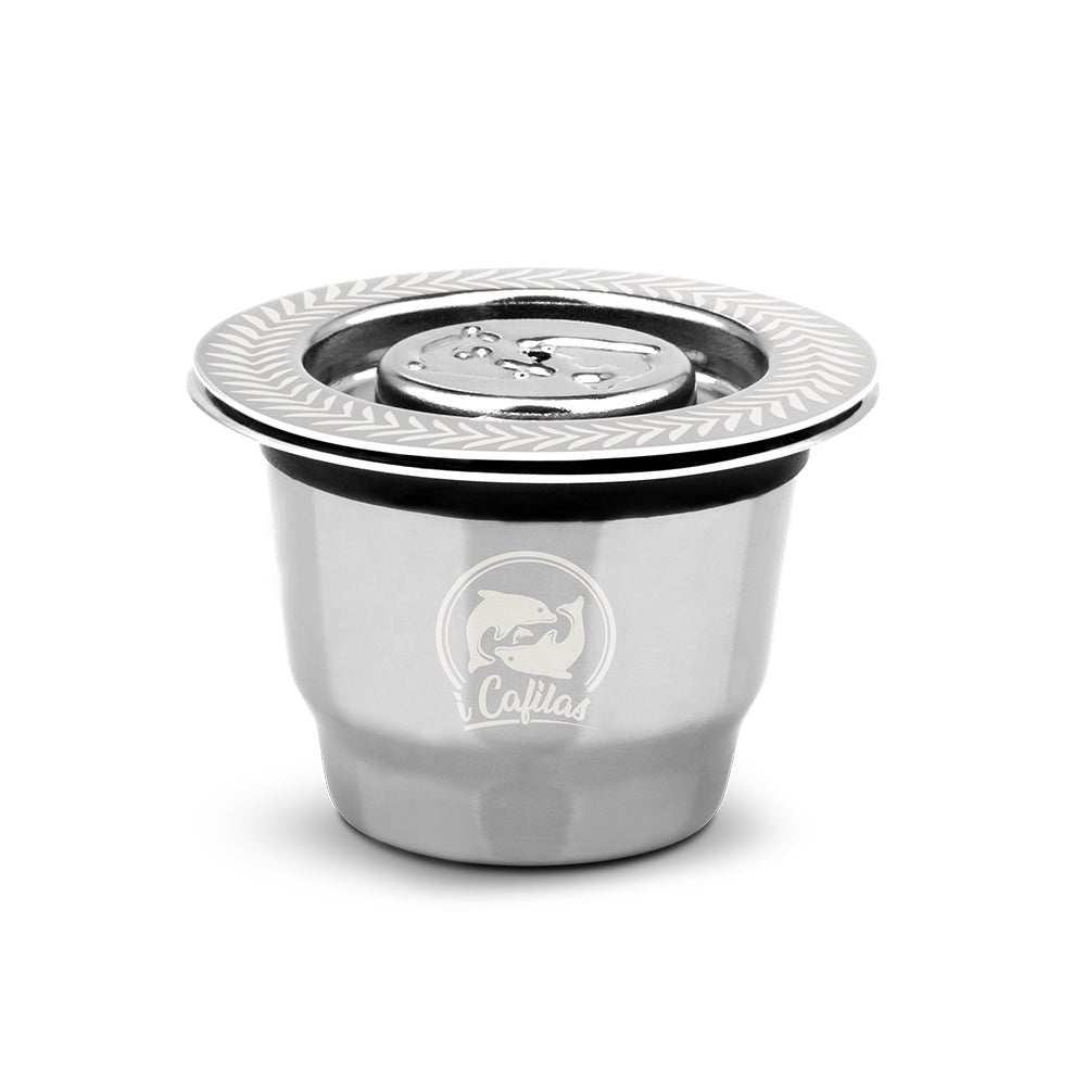 Nespresso Stainless Steel Refillable Coffee Capsule | Coffee Tamper Reusable Coffee Pod image 1