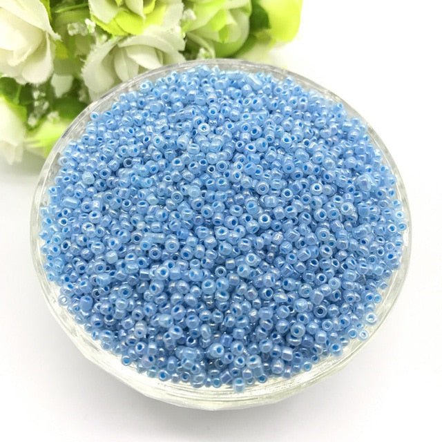 1000pc Czech Glass Seed Beads Accessories for Bracelet and Necklace Jewelry Making - 49 image