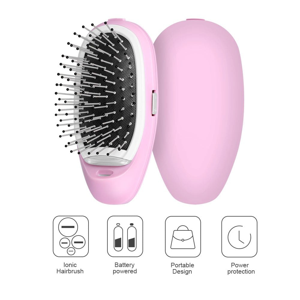 Portable Electric Ionic Hairbrush image 4