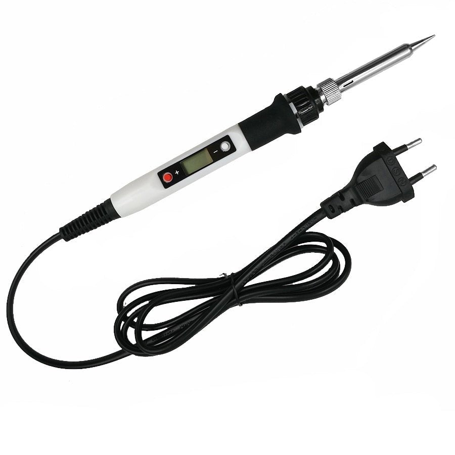 80W Digital Electric Soldering Iron 220V 110V Temperature Adjustable LCD display Solder welding iron tool kit image 25