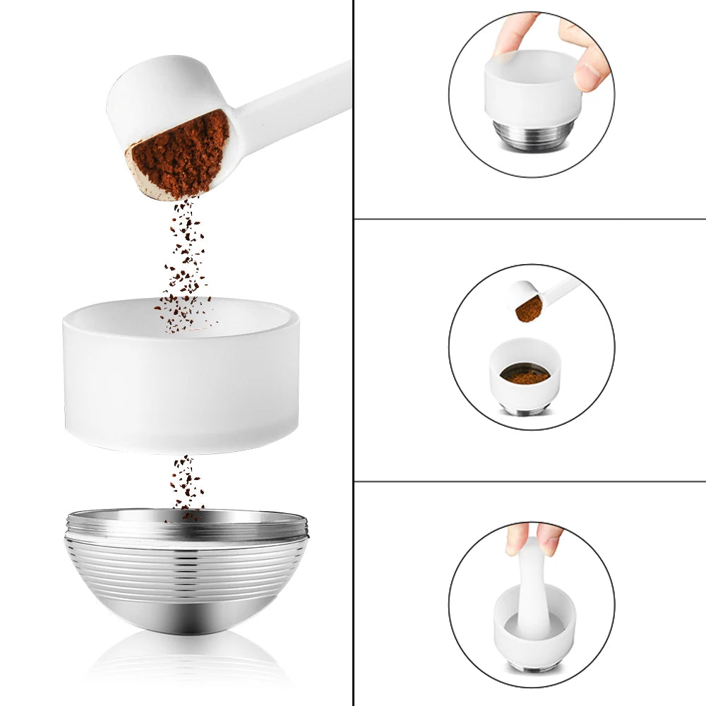Stainless Steel Reusable Capsule for Nespresso Vertuo/vLine - Wholesale Filter Kit image 19