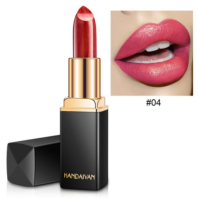 Classy and Professional Waterproof Shimmer Long Lasting Pigment Lipstick Makeup image 20