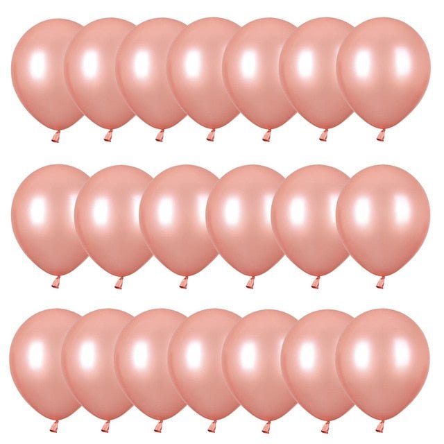 20pcs Confetti Chrome Birthday Party Decors Wedding Decoration New Year Balloon Set image 7