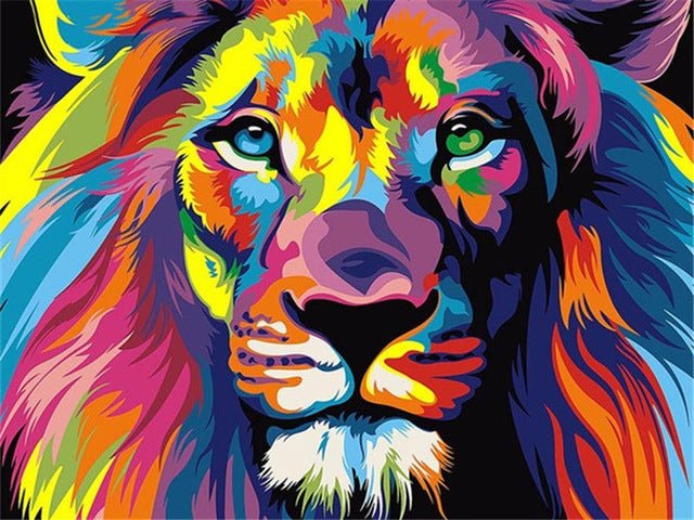 Oil Painting By Numbers Canvas Pictures Set Animals 50x40cm - SZGD627, 50X40cm No Frame image