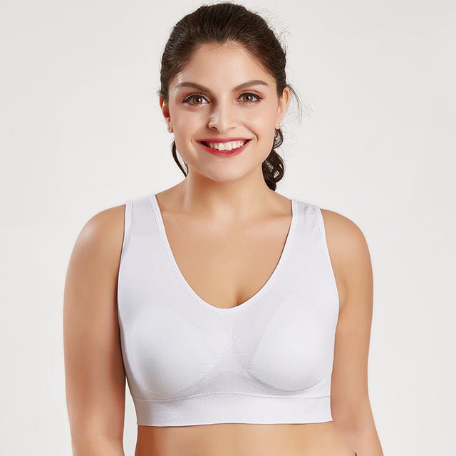 Jerrinut Seamless Breathable Wireless Push Up Bra Underwear With Pads image