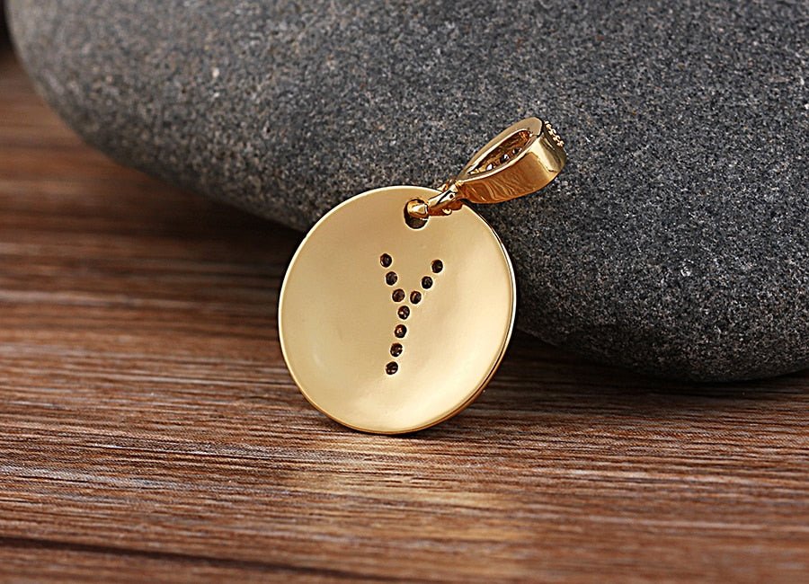 Top Quality Personalized Gold Letters Women and Girls Initial Letter Necklace image 16