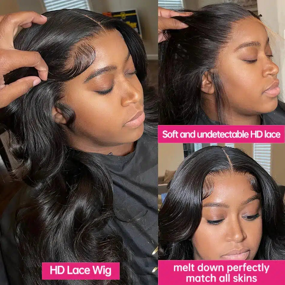 Wear & Go Glueless Brazilian Body Wave 13x6 HD Lace Wig ‚Äì Pre-Plucked, Ready-to-Wear Human Hair for Effortless Style image 4