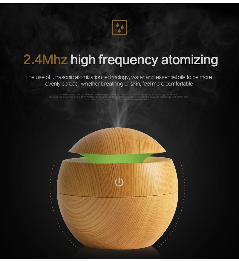 USB Aroma Essential Oil Diffuser Ultrasonic Cool Mist Humidifier Air Purifier image 6