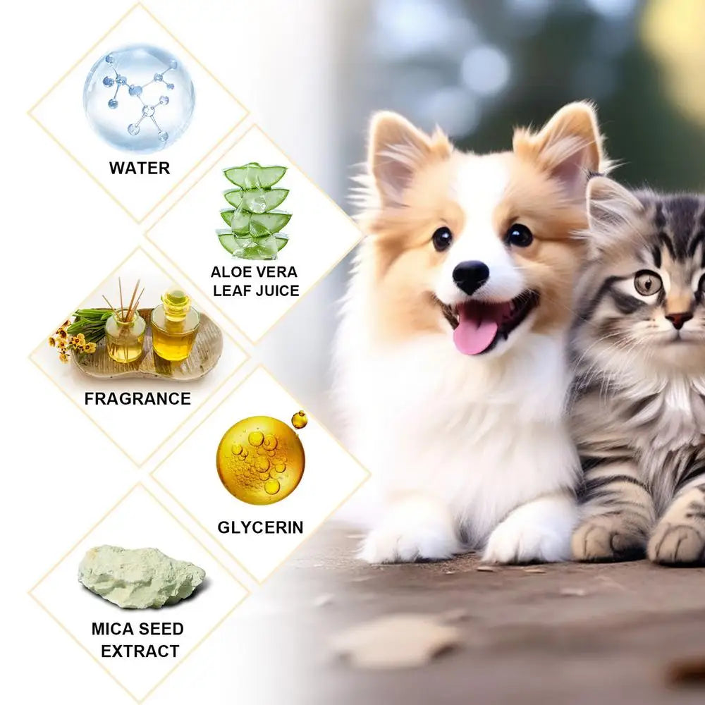 Pet Shampoo Dogs Stinky Shampoo 100ml Dog Body Wash Anti Mite Grooming Puppy Shampoo Flea Killer Pet Hair Softening Shampoo image 13