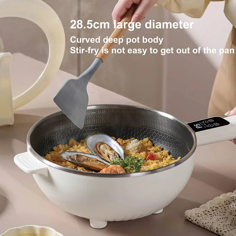 Smart Electric Multi-function Electric Pot Steamer Non-stick Fry Pan image 2