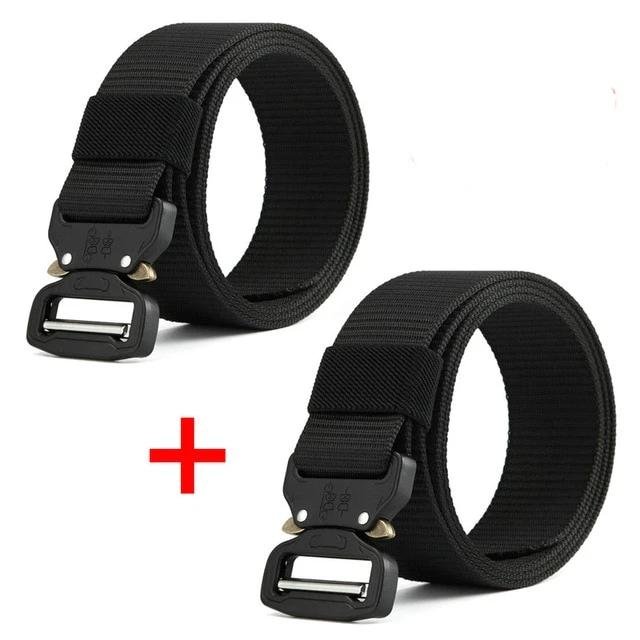 Tactical Belt | New Nylon Army Belt | Men Molle Military SWAT Combat Belts | Knock Off Emergency Survival Belt image