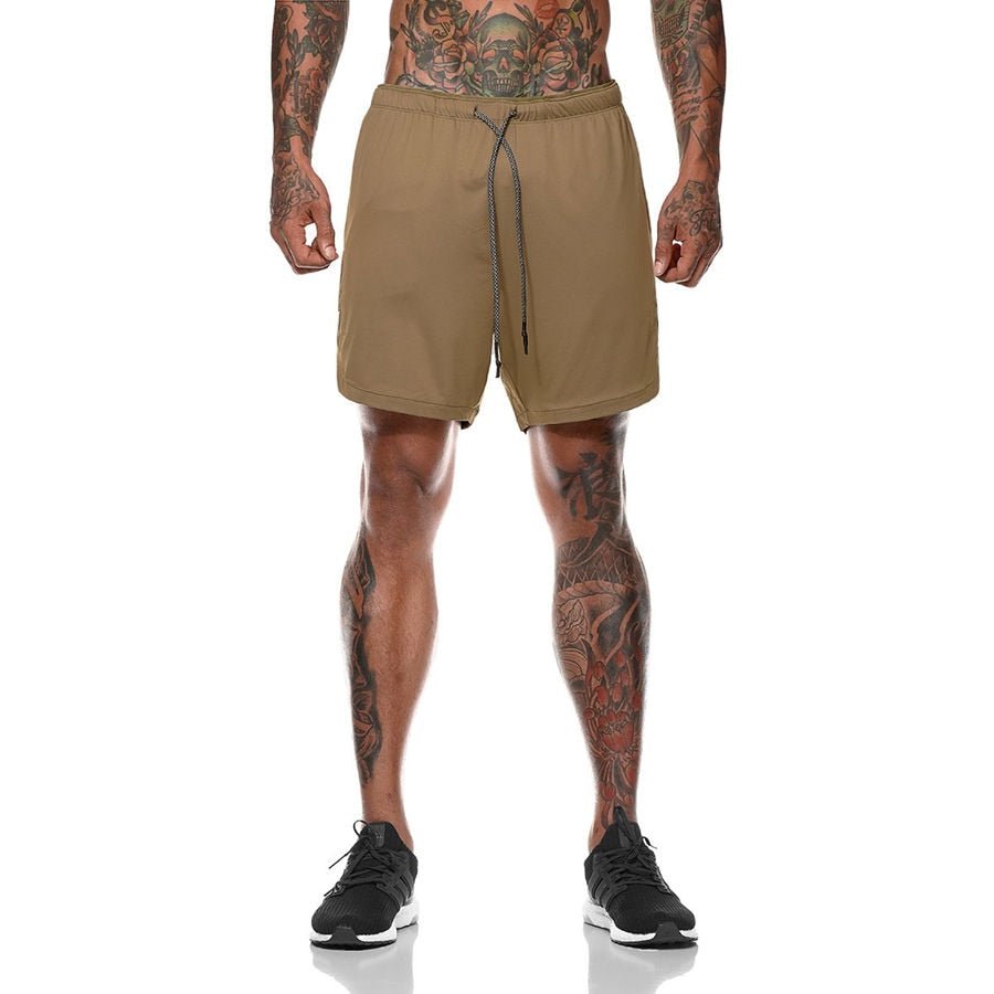 Mens 2 in 1 Running Jogging and Leisure Shorts image 44